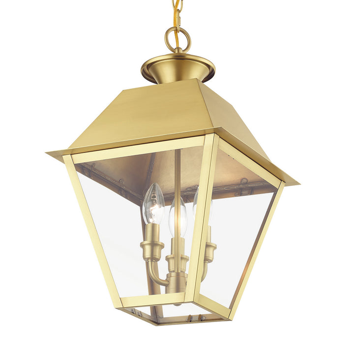 Livex Lighting 27220-08  Wentworth Outdoor Natural Brass