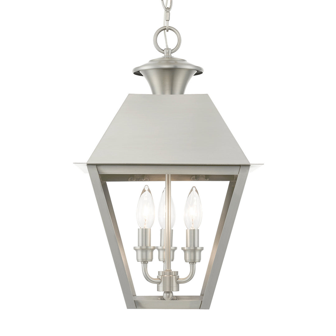 Livex Lighting 27220-91  Wentworth Outdoor Brushed Nickel