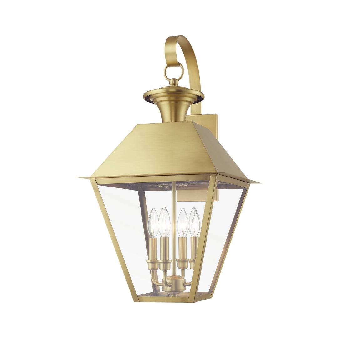 Livex Lighting 27222-08  Wentworth Outdoor Natural Brass