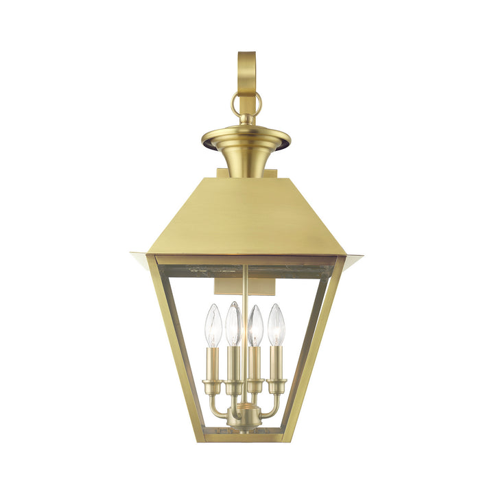 Livex Lighting 27222-08  Wentworth Outdoor Natural Brass