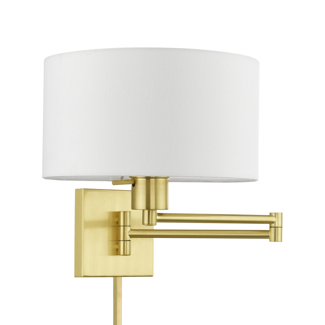 Livex Lighting 40036-12  Swing Arm Wall Lamps Lamp Satin Brass