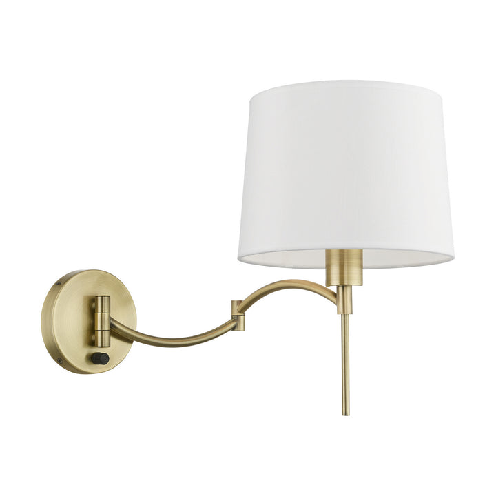 Livex Lighting 40044-01  Swing Arm Wall Lamps Lamp Antique Brass