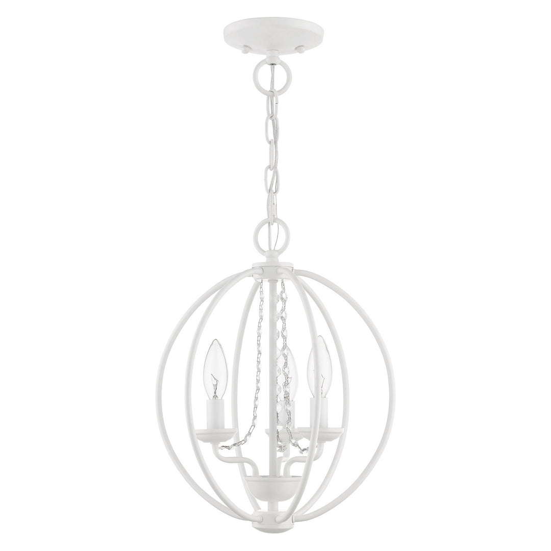 Livex Arabella 40913-03 Chandelier Light - White