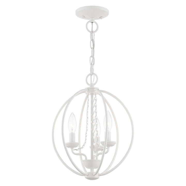 Livex Arabella 40913-03 Chandelier Light - White