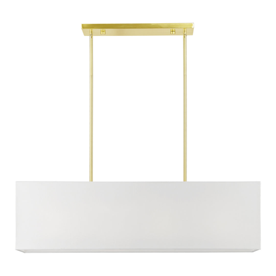 Livex Summit 41155-12 Pendant Light - Satin Brass