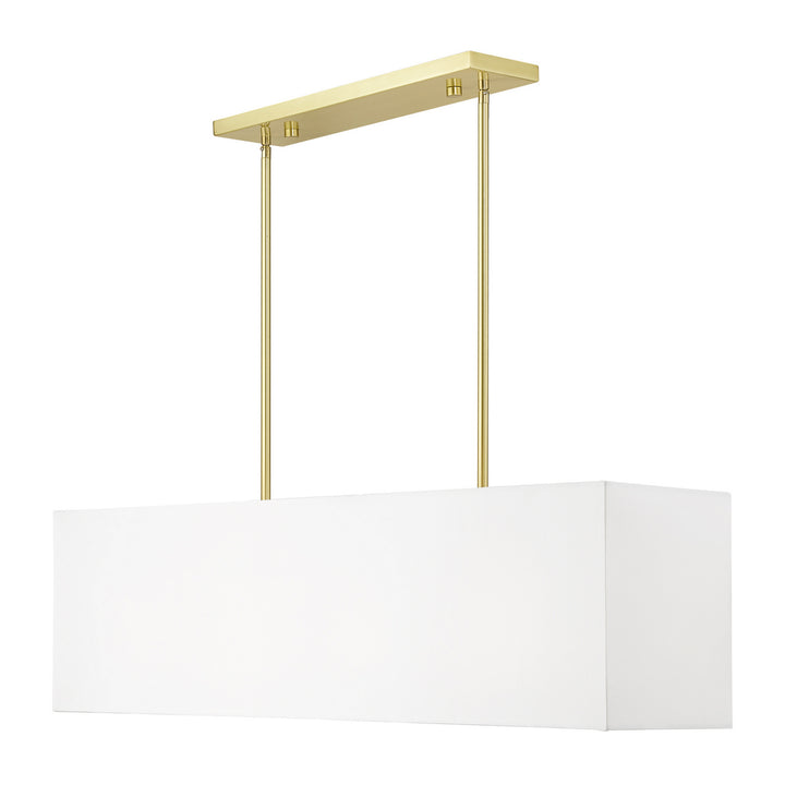 Livex Summit 41155-12 Pendant Light - Satin Brass