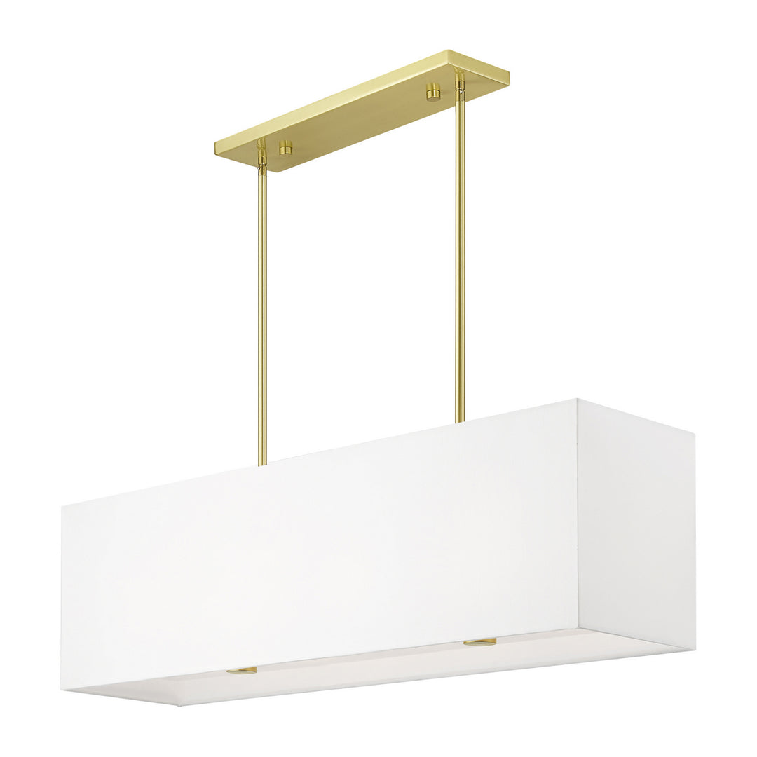 Livex Summit 41155-12 Pendant Light - Satin Brass