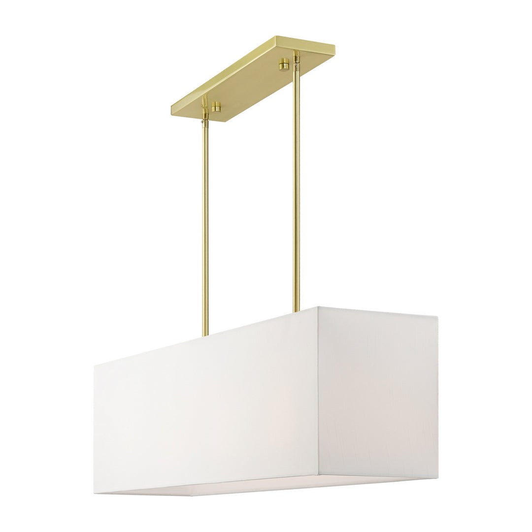 Livex Summit 41155-12 Pendant Light - Satin Brass