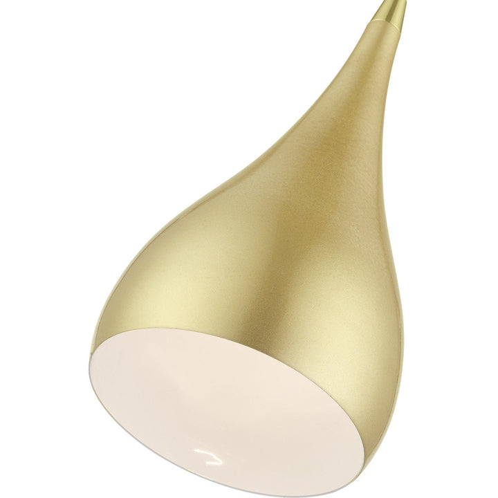 Livex Amador 41171-33 Pendant Light - Soft Gold w/Polished Brass