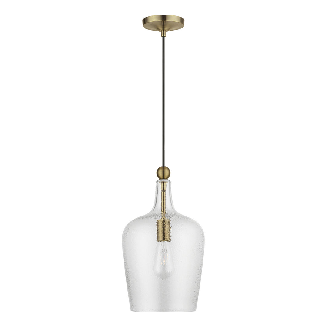 Livex Avery 41237-01 Pendant Light - Antique Brass