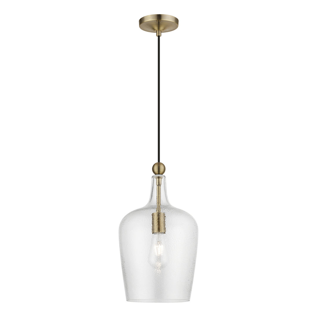 Livex Avery 41237-01 Pendant Light - Antique Brass