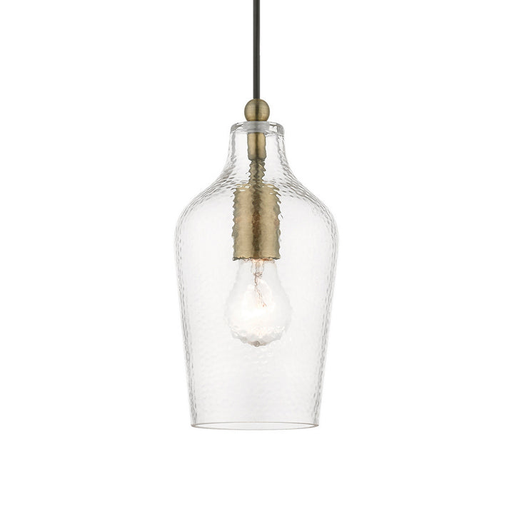 Livex Avery 41240-01 Pendant Light - Antique Brass