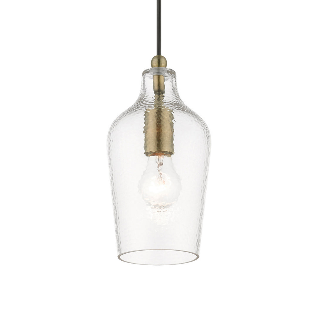 Livex Avery 41240-01 Pendant Light - Antique Brass