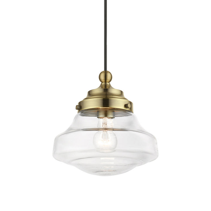 Livex Avondale 41293-01 Pendant Light - Antique Brass