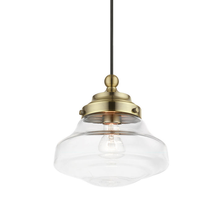 Livex Avondale 41293-01 Pendant Light - Antique Brass