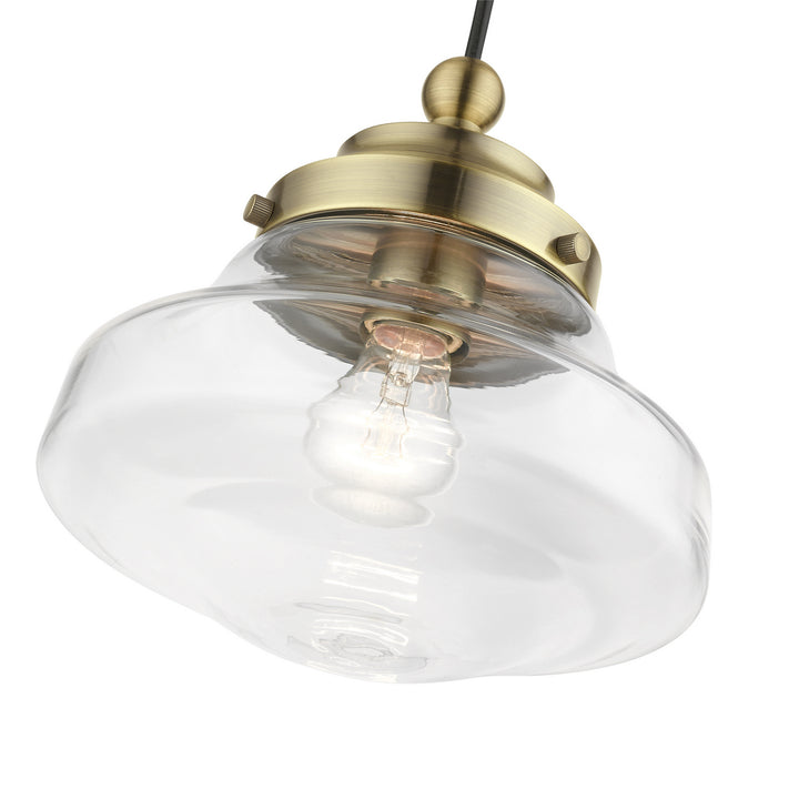 Livex Avondale 41293-01 Pendant Light - Antique Brass