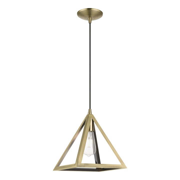 Livex Pinnacle 41329-01 Pendant Light - Antique Brass