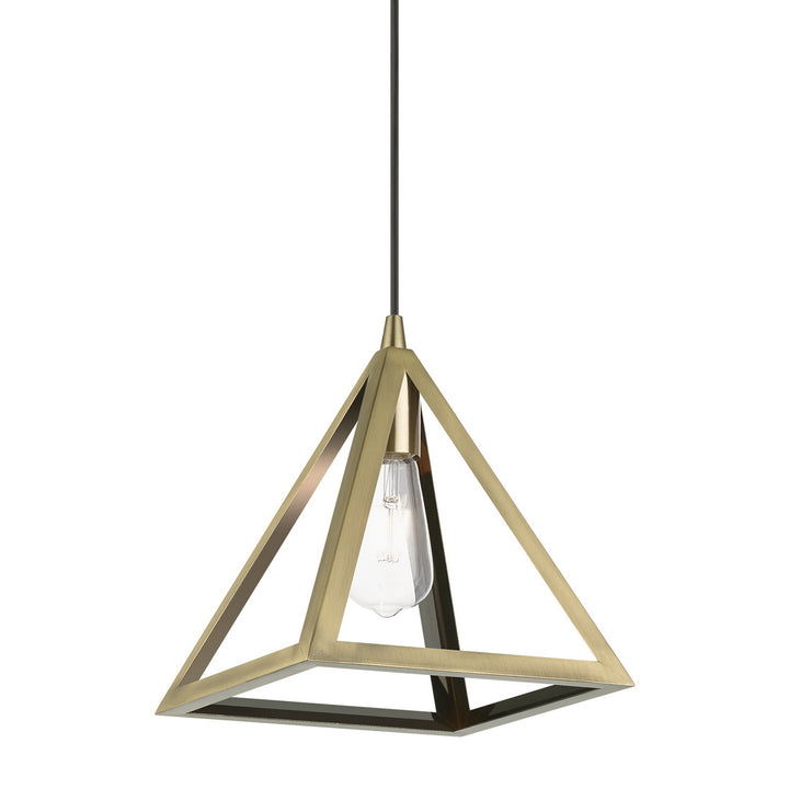 Livex Pinnacle 41329-01 Pendant Light - Antique Brass