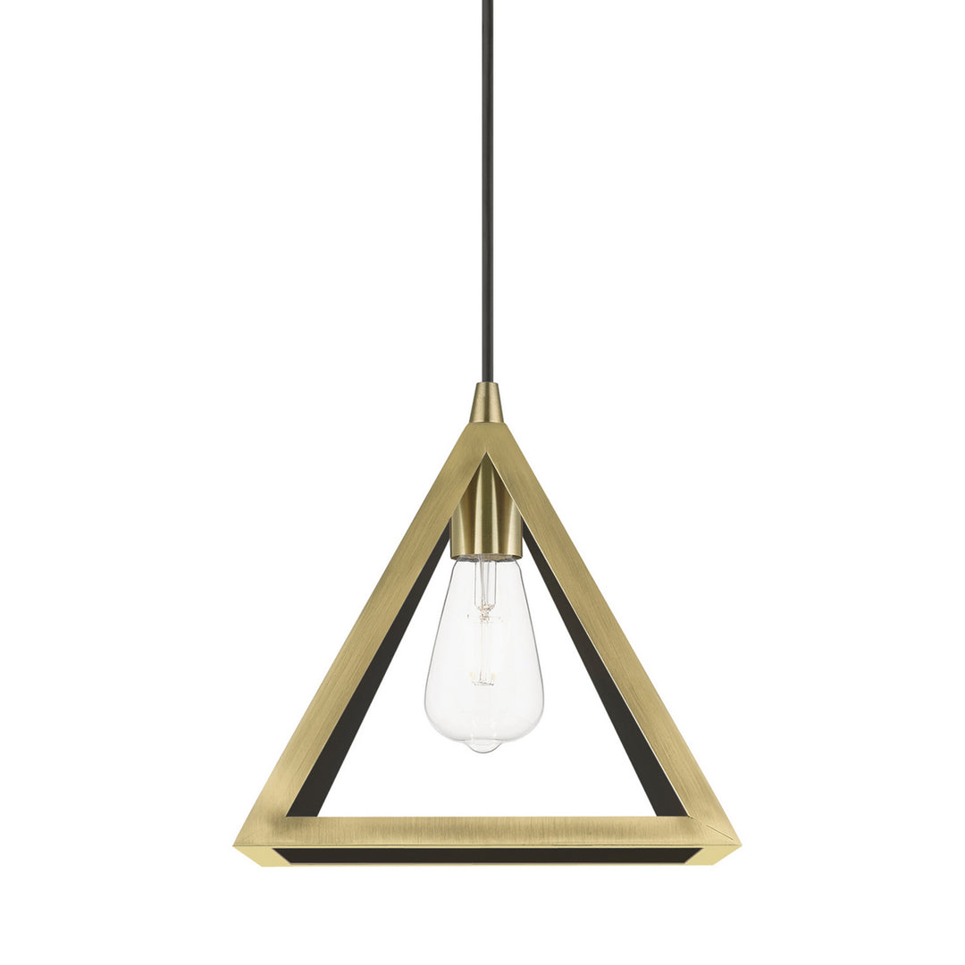 Livex Pinnacle 41329-01 Pendant Light - Antique Brass