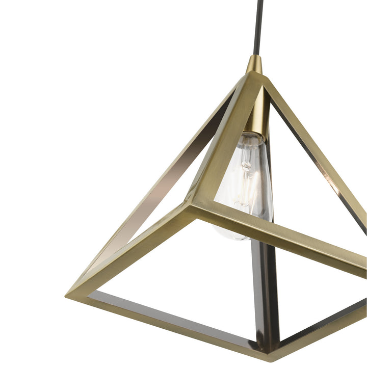 Livex Pinnacle 41329-01 Pendant Light - Antique Brass