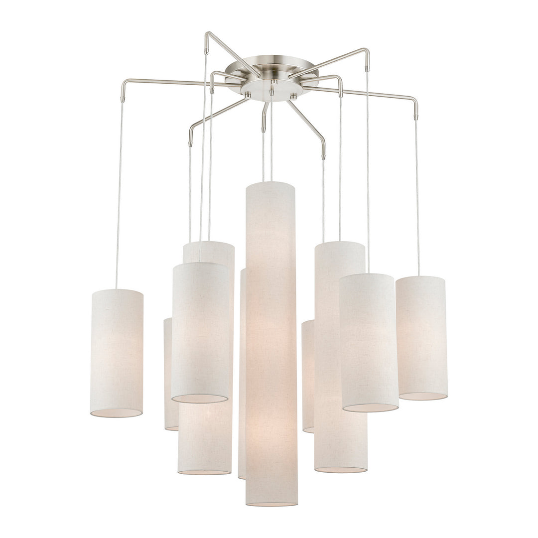 Livex Strathmore 42657-91 Chandelier Light - Brushed Nickel