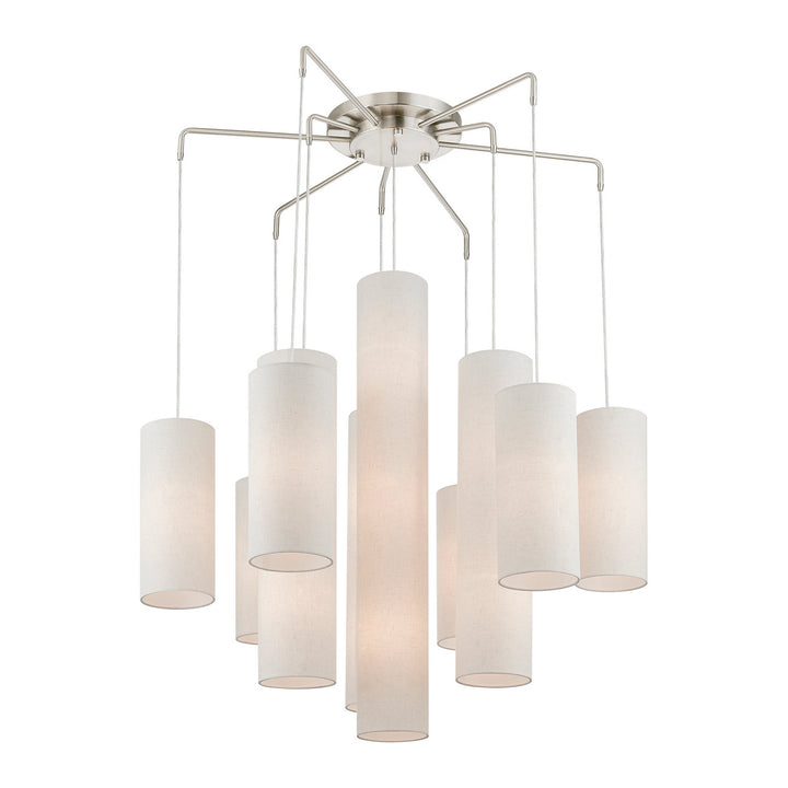 Livex Strathmore 42657-91 Chandelier Light - Brushed Nickel