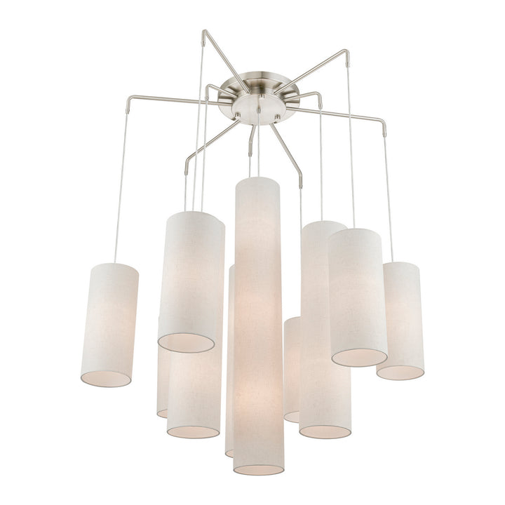 Livex Strathmore 42657-91 Chandelier Light - Brushed Nickel