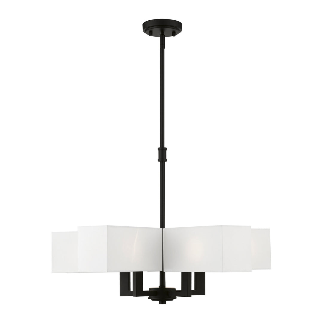 Livex Rubix 42675-04 Chandelier Light - Black