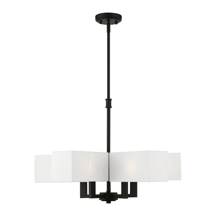 Livex Rubix 42675-04 Chandelier Light - Black