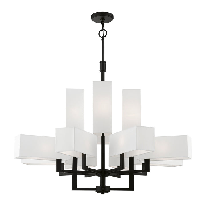 Livex Rubix 42679-04 Chandelier Light - Black