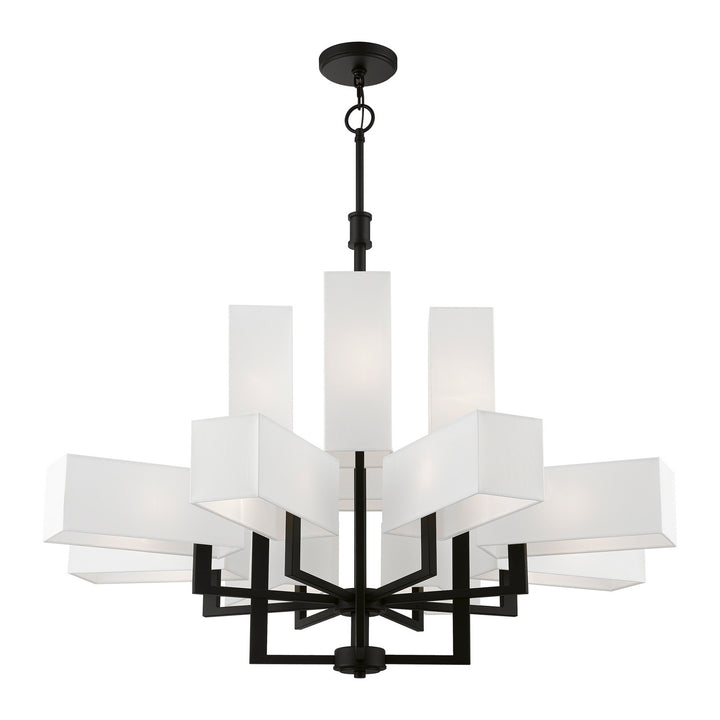 Livex Rubix 42679-04 Chandelier Light - Black