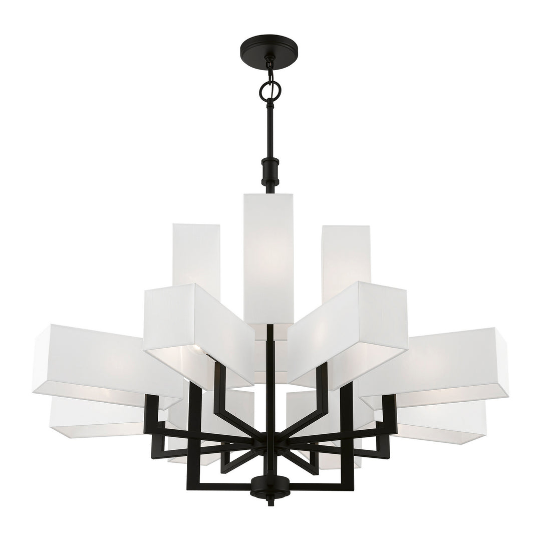 Livex Rubix 42679-04 Chandelier Light - Black