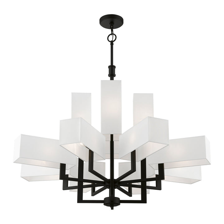 Livex Rubix 42679-04 Chandelier Light - Black