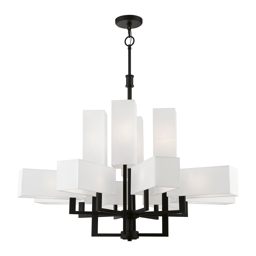 Livex Rubix 42679-04 Chandelier Light - Black