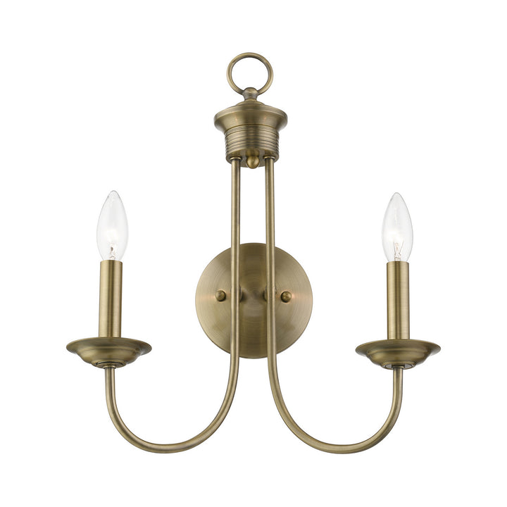 Livex Estate 42682-01 Wall Sconce Light - Antique Brass