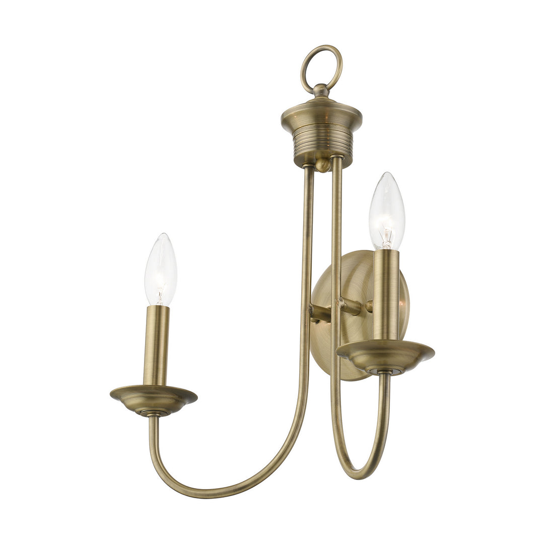 Livex Estate 42682-01 Wall Sconce Light - Antique Brass