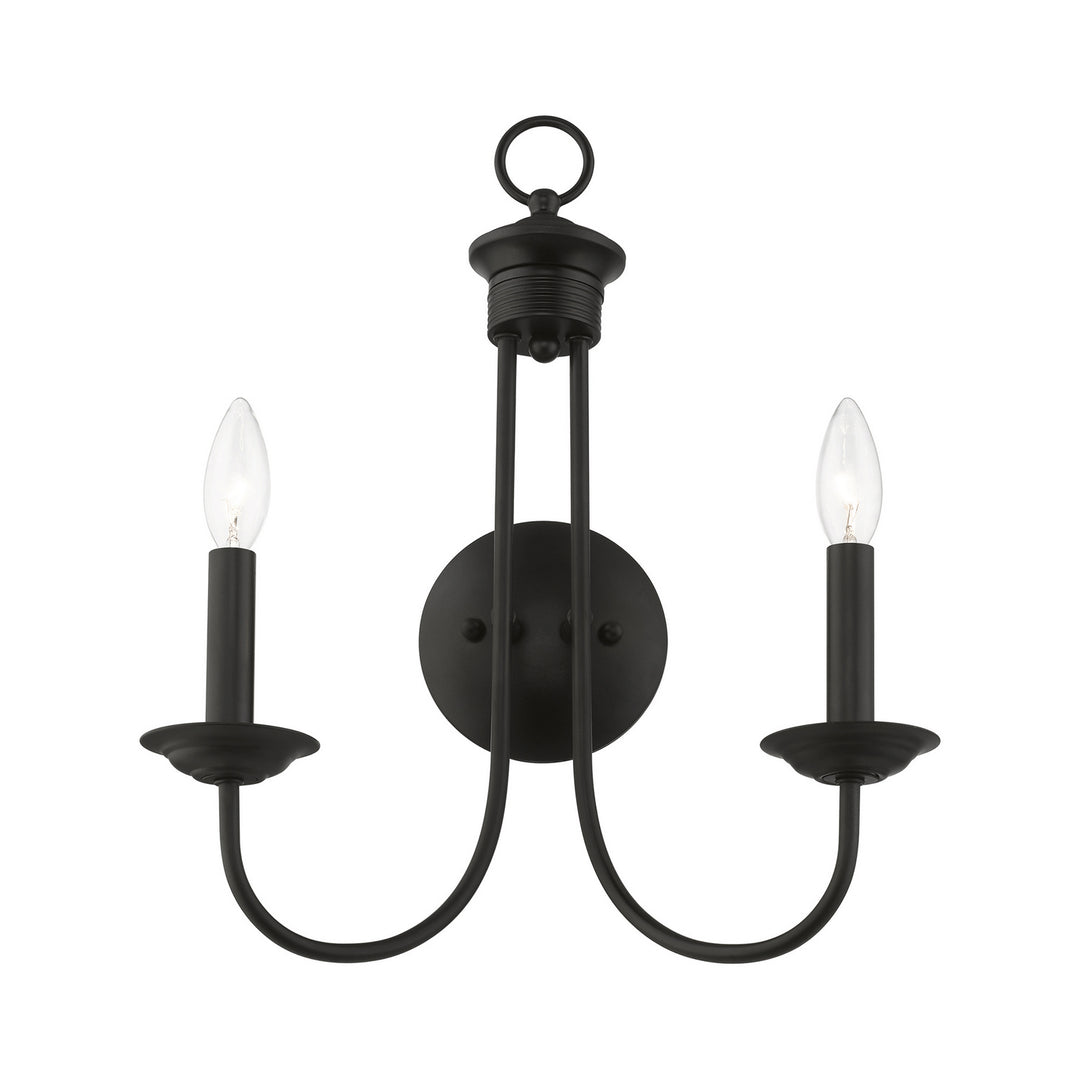 Livex Estate 42682-04 Wall Sconce Light - Black