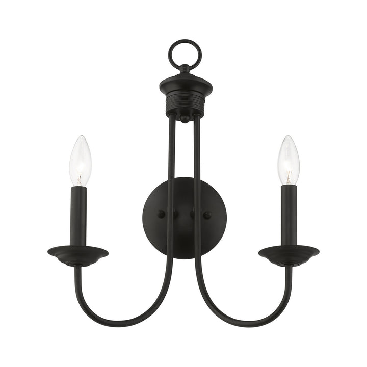 Livex Estate 42682-04 Wall Sconce Light - Black