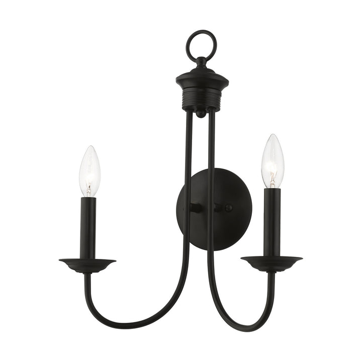 Livex Estate 42682-04 Wall Sconce Light - Black