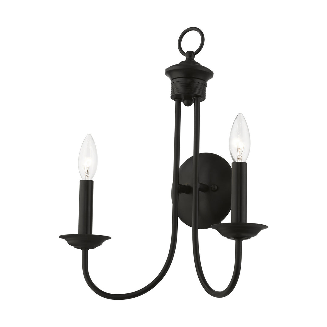 Livex Estate 42682-04 Wall Sconce Light - Black