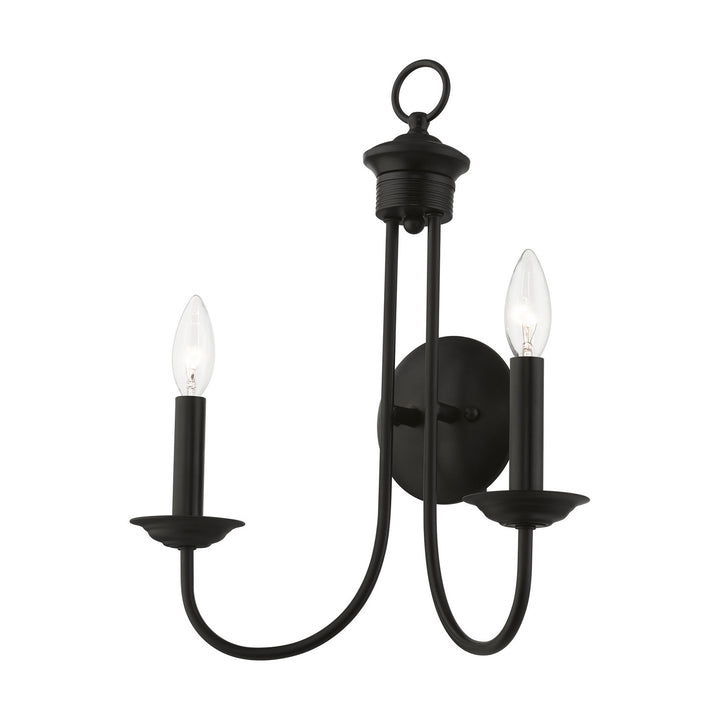 Livex Estate 42682-04 Wall Sconce Light - Black