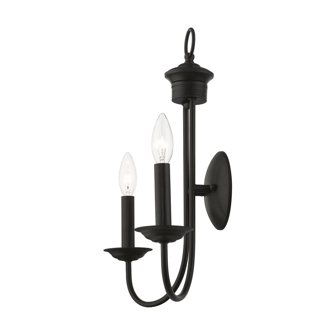 Livex Estate 42682-04 Wall Sconce Light - Black