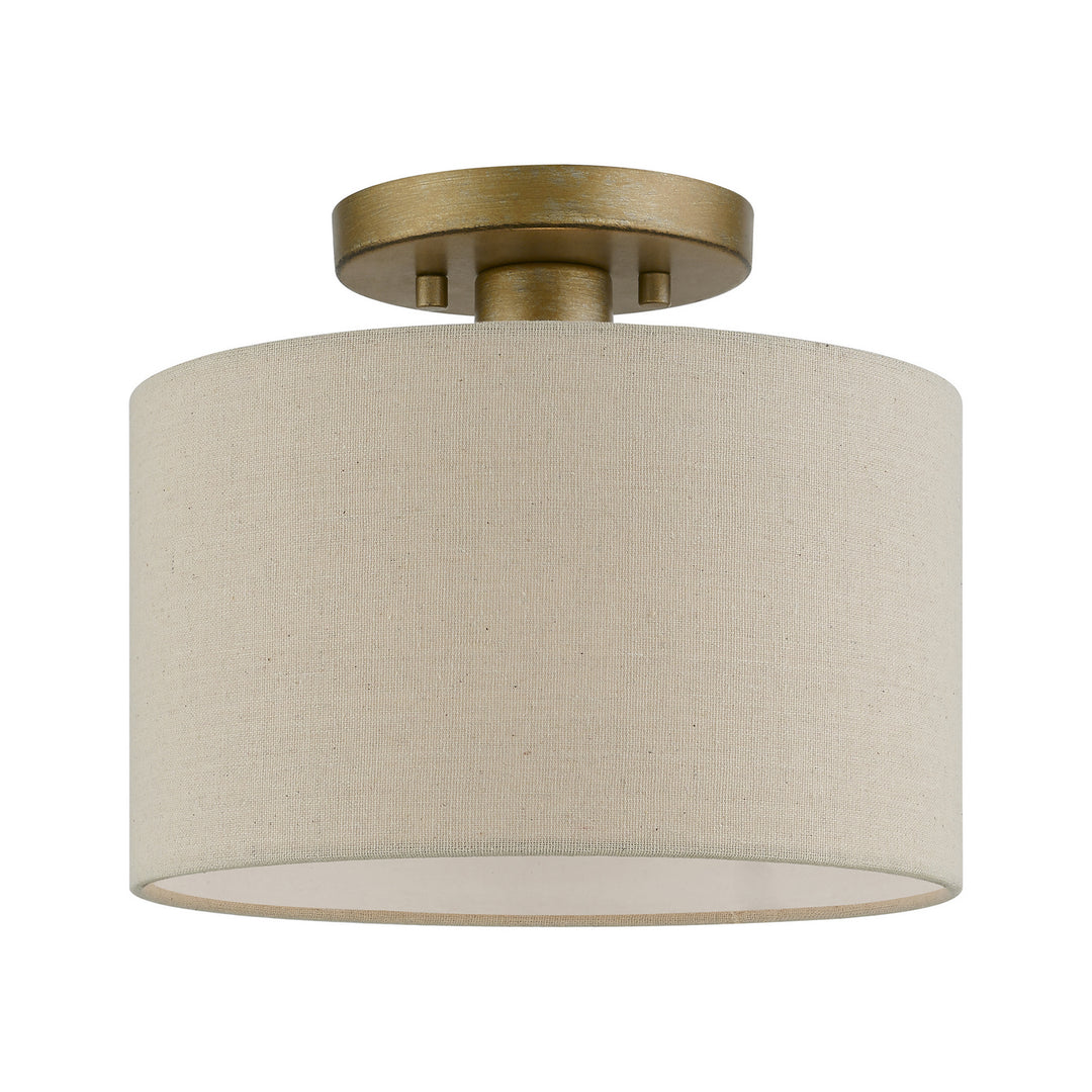 Livex Burnett 45422-48 Ceiling Light - Antique Gold Leaf