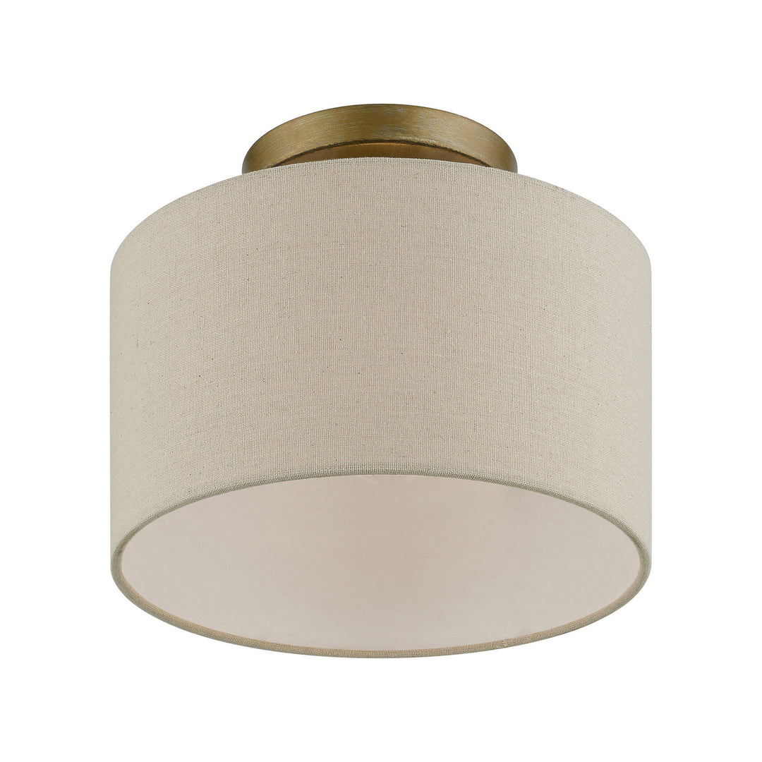Livex Burnett 45422-48 Ceiling Light - Antique Gold Leaf