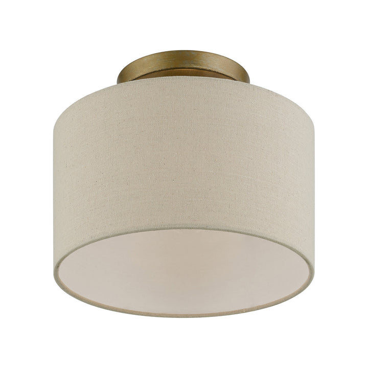 Livex Burnett 45422-48 Ceiling Light - Antique Gold Leaf