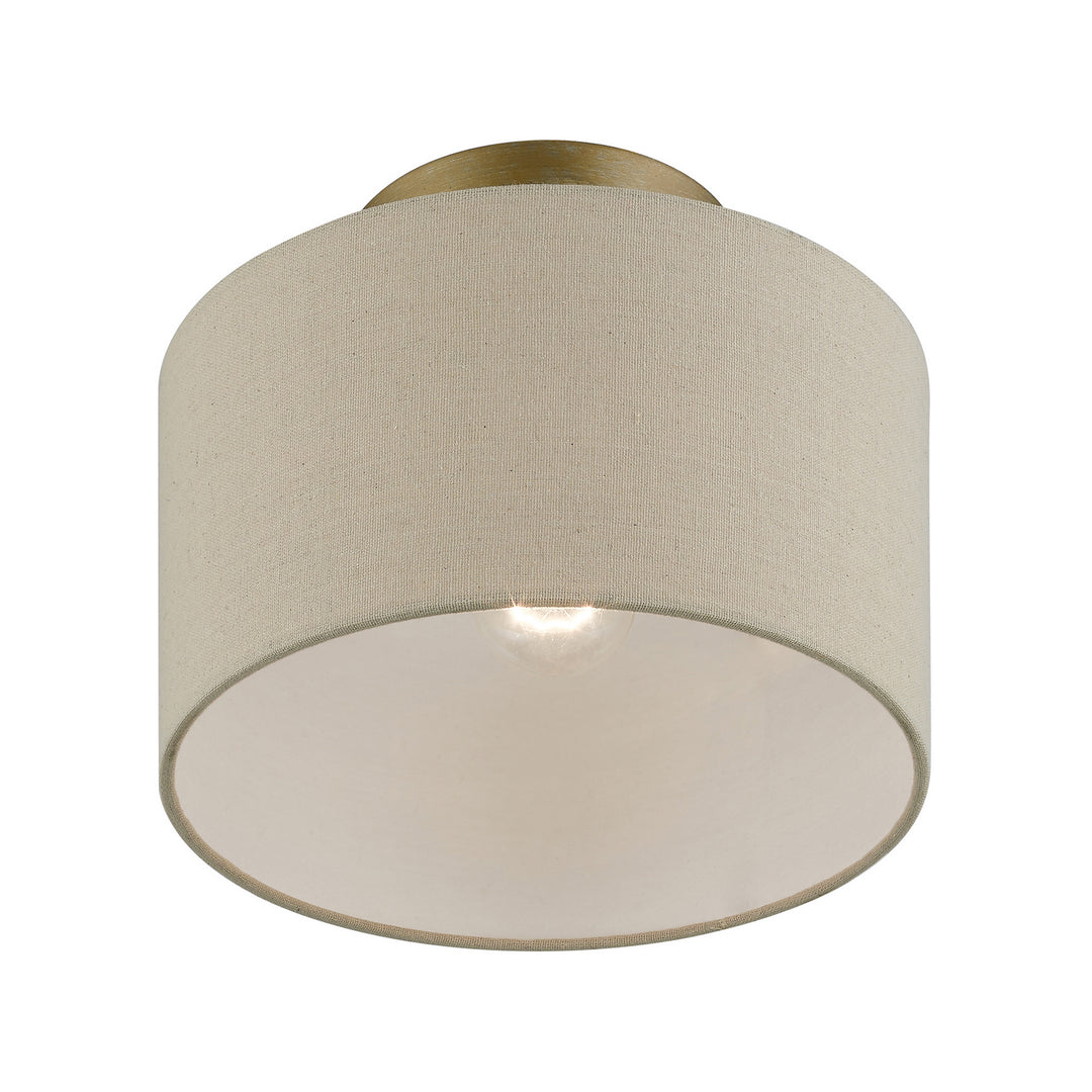Livex Burnett 45422-48 Ceiling Light - Antique Gold Leaf