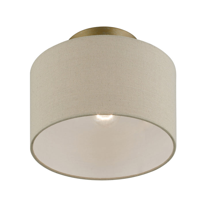 Livex Burnett 45422-48 Ceiling Light - Antique Gold Leaf