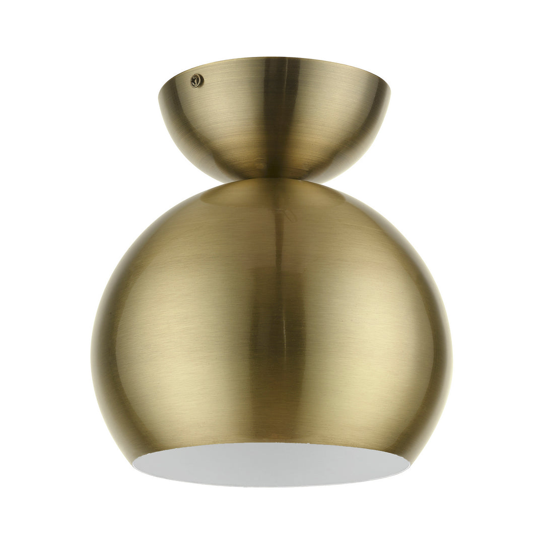 Livex Stockton 45487-01 Ceiling Light - Antique Brass