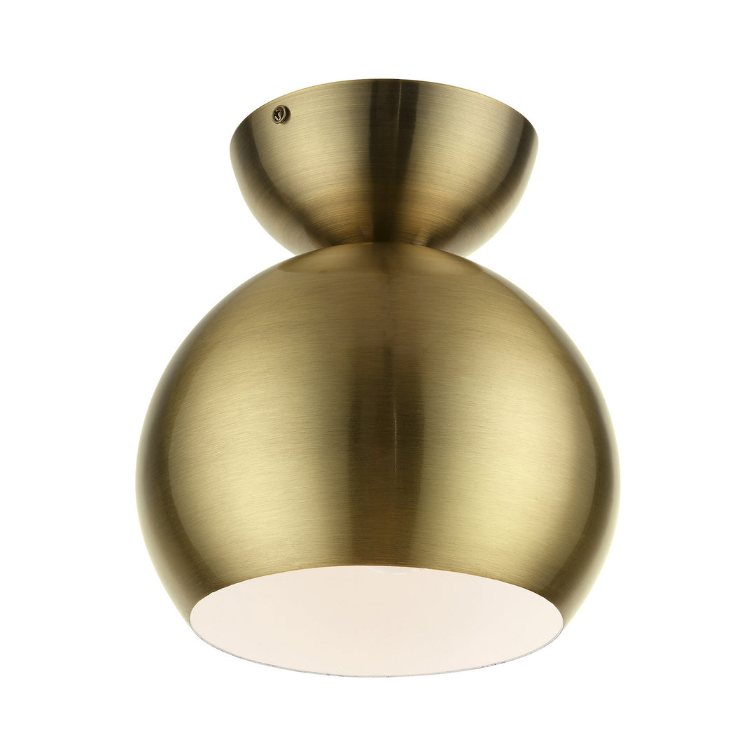 Livex Stockton 45487-01 Ceiling Light - Antique Brass