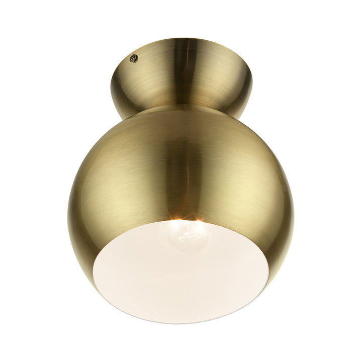 Livex Stockton 45487-01 Ceiling Light - Antique Brass